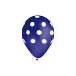 Polka Dots No. 12 Azul std. Blanco